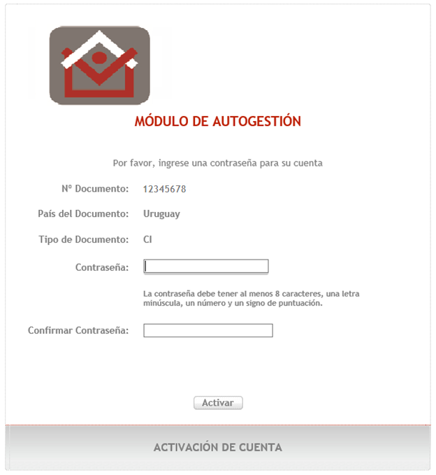 cambio de contraseña