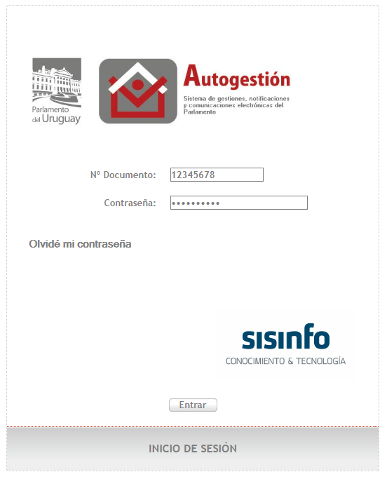 login de AutoGestion